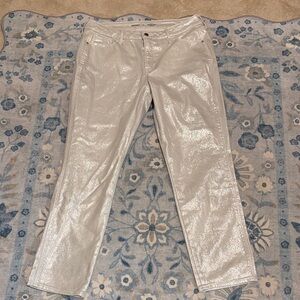 Old Navy Silver Vintage Slim Pants